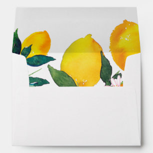 Lemon Envelope, Bridal Shower Envelope