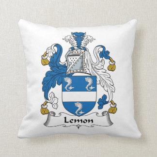 Lemon Family Crest Cushion