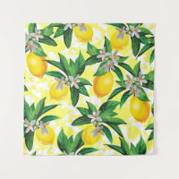Lemon Fantasy: Creative Floral Pattern