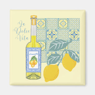 Lemon Farm Retro Magnet