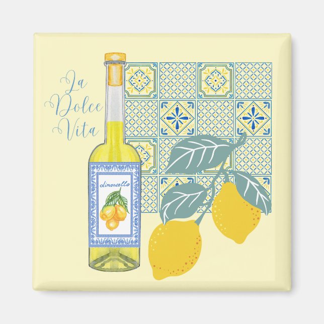  Lemon Farm Retro Magnet (Front)