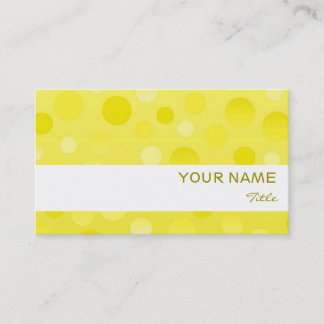Lemon Fizz business card template white stripe