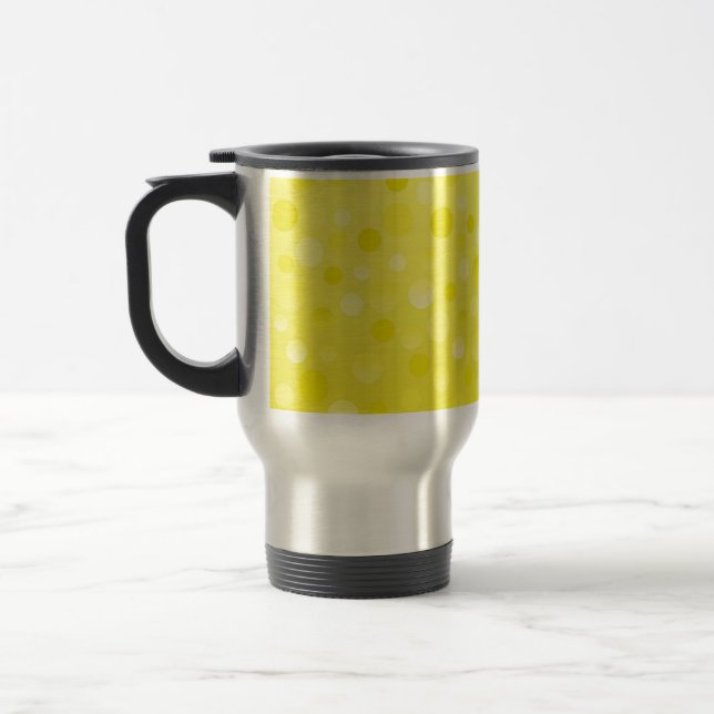 Lemon Fizz travel/commuter mug (Left)