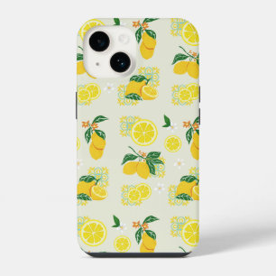 Lemon Floral iPhone 14 Case