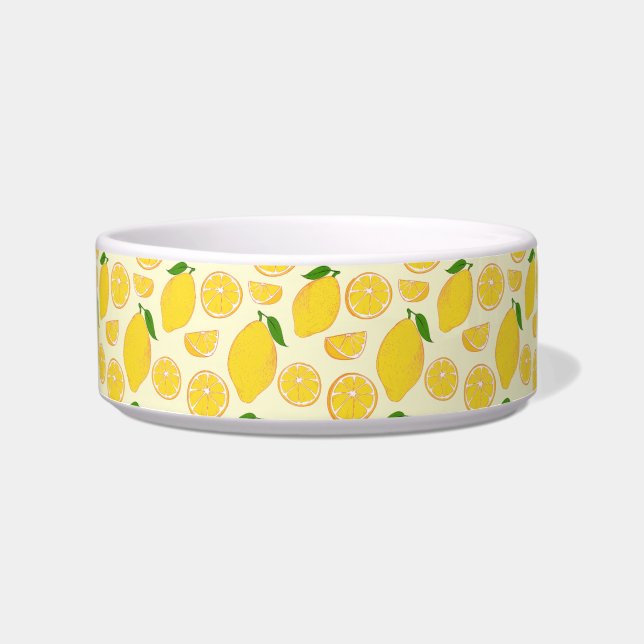 LEMON FRESH FRUIT PATTERN BOWL (Front)