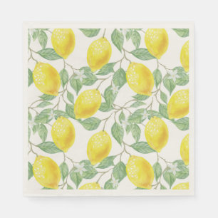 LEMON FRESH FRUIT PATTERN NAPKIN
