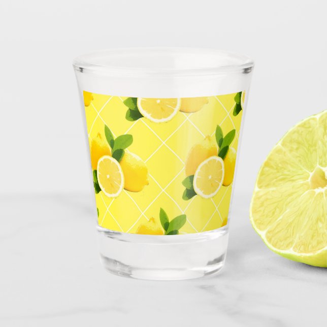 Lemon Fresh Shot Glasses (Front)