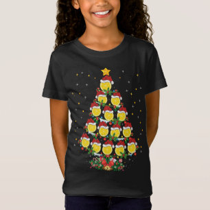 lemon Fruit Lover Xmas Gift lemon Christmas Tree T-Shirt