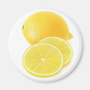 Lemon fruit magnet