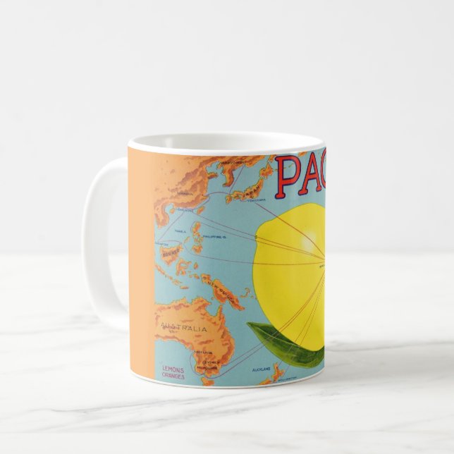 Lemon Fruit Mug (Front Left)