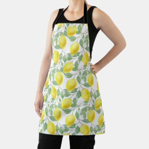 LEMON FRUIT PATTERN APRON