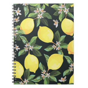 Lemon Fruit: Seamless Pattern Design Notebook