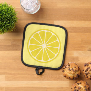Lemon Fruit Slice Pot Holder