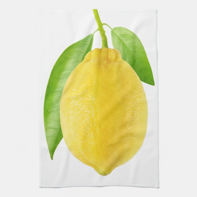 Lemon fruit tea towel (Vertical)