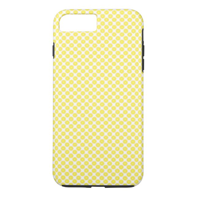 Lemon Fruit Yellow Pattern Case-Mate iPhone Case (Back)