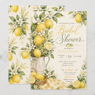 Lemon Garden Bridal Shower Invitation