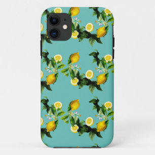 Lemon garden summer pattern Case-Mate iPhone case