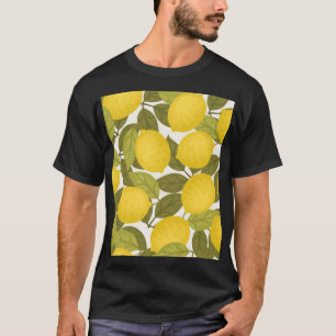 Lemon Garden: Vintage Endless Wallpaper T-Shirt