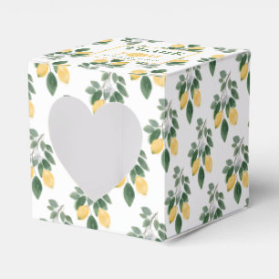 Lemon Girl Baby Shower Thank You  Favour Box