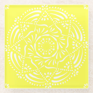 lemon glass coaster