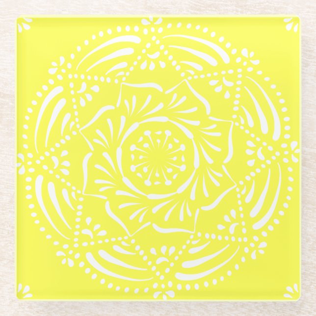 lemon glass coaster (Front)