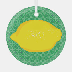 Lemon Glass Tree Decoration