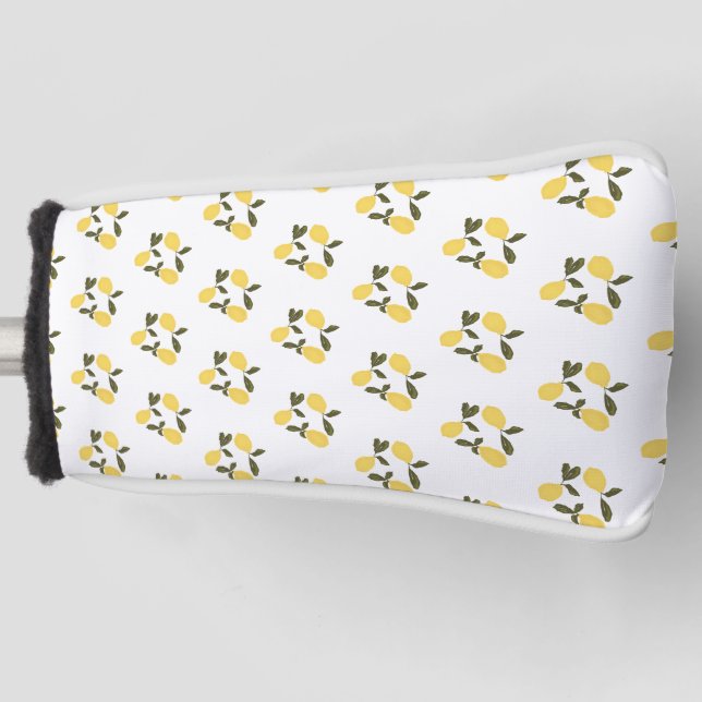 Lemon Golf Head Cover (Front)