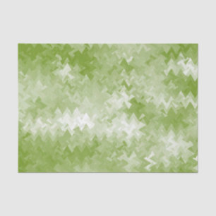 Lemon Green Crystal Pattern Tissue Paper