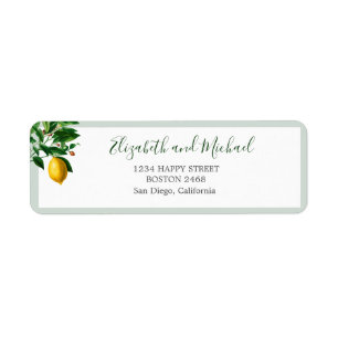 Lemon Green Elegant Modern Chic Wedding