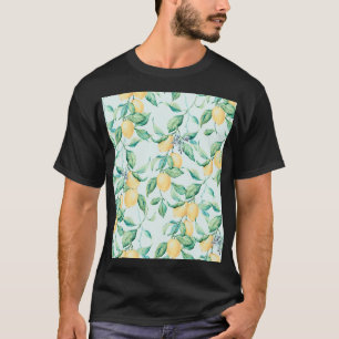 Lemon Green Watercolor: Seamless Romance T-Shirt