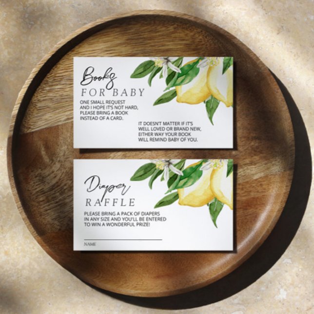 Lemon Greenery  Book for Baby Enclosure Card (Creator Uploaded)