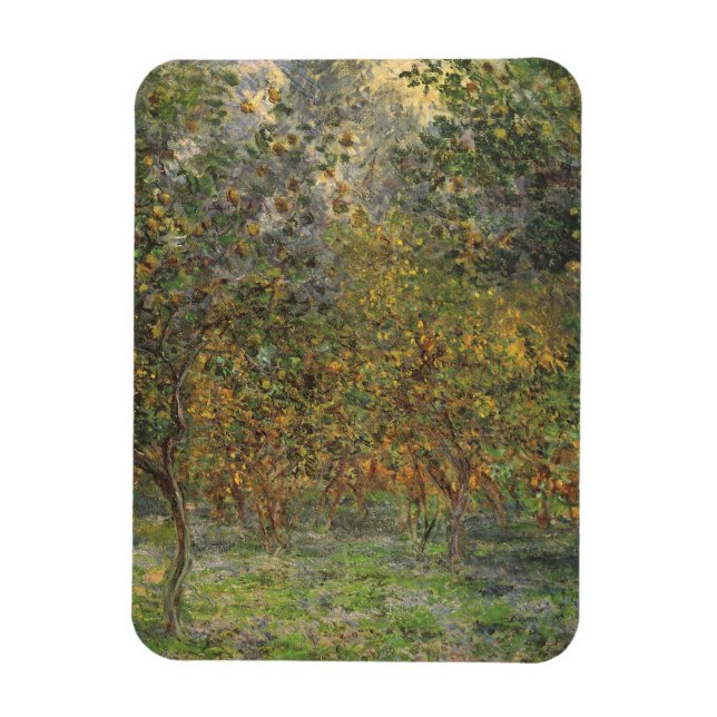 Lemon Grove in Bordighera by Claude Monet Magnet (Vertical)