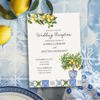 Lemon Grove Italian Inspired Wedding Reception
