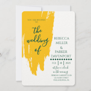 Lemon Grove Romance Wedding Invitation