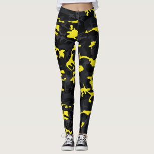 Lemon Highlights Camo Leggings