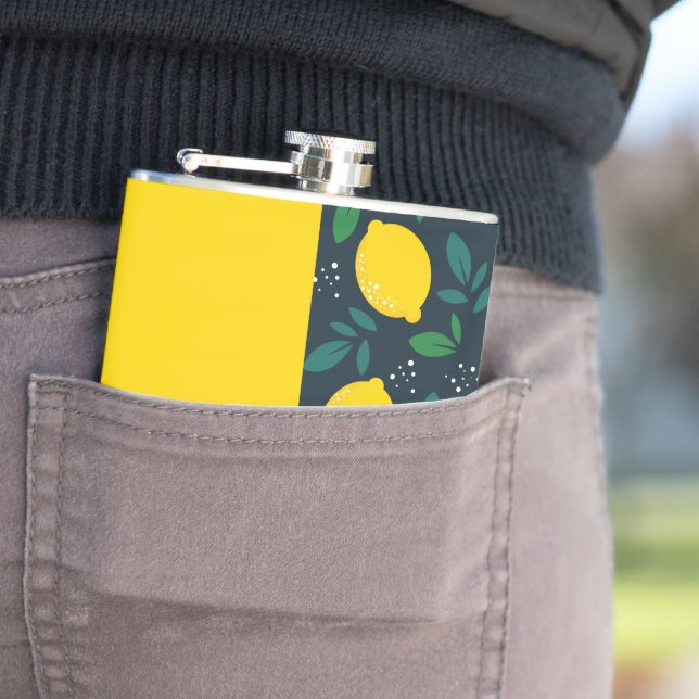 Lemon Hip Flask (In Situ)