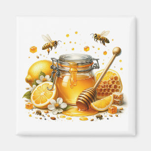 Lemon Honey Magnet  
