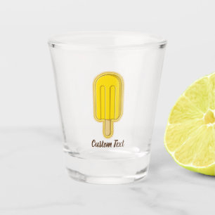 Lemon Ice Cream Stick Shot Glass