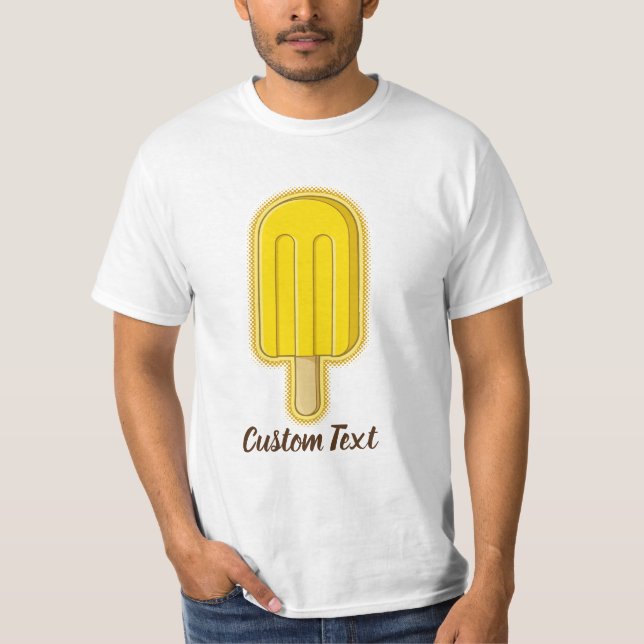Lemon Ice Cream Stick T-Shirt (Front)