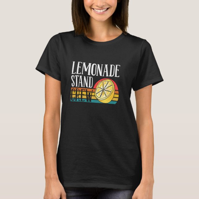 Lemon Ice Juice Lover Retro Refreshing Lemonade St T-Shirt (Front)