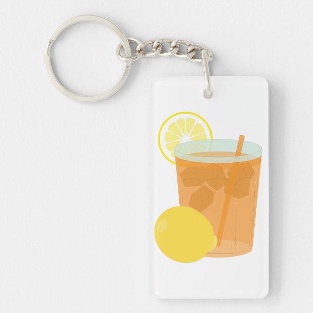 Lemon Iced Tea Key Ring (Front)