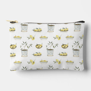 Lemon Italian cute classy makeup bag