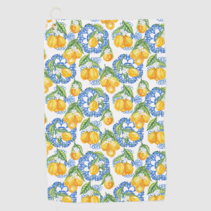 Lemon Italian print classic Amalfi coast Golf Towel