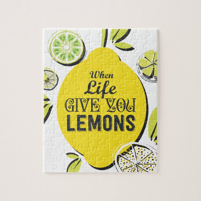 Lemon Jigsaw Puzzle (Vertical)
