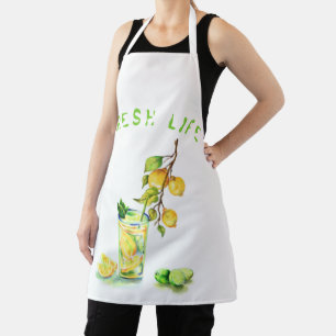 Lemon Juice Cool Drink Lemonade Apron