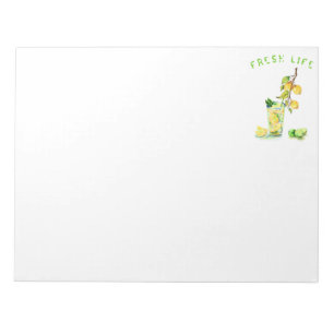 Lemon Juice Cool Drink Lemonade Notepad