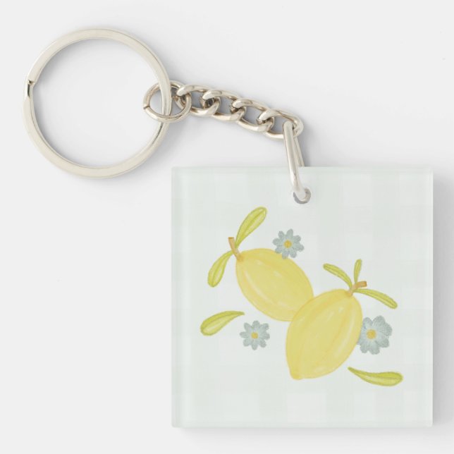 Lemon Juice Key Ring (Front)