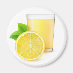 Lemon juice magnet