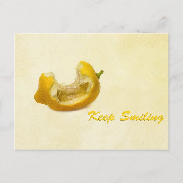 Lemon - Keep Smiling Postcard (Front)