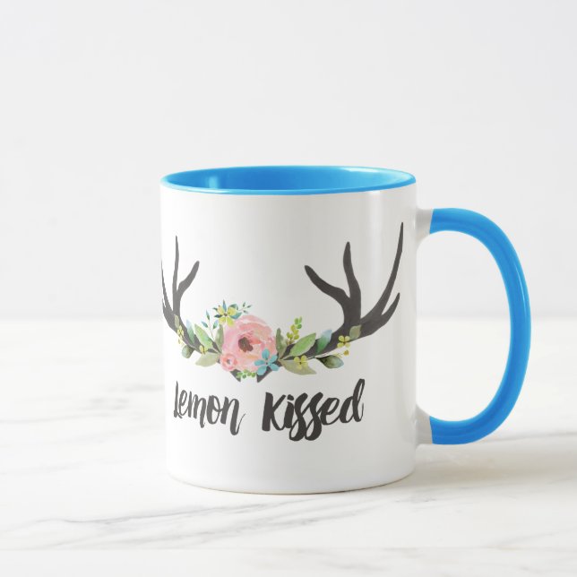 Lemon Kissed 11 oz Ringer Mug (Right)